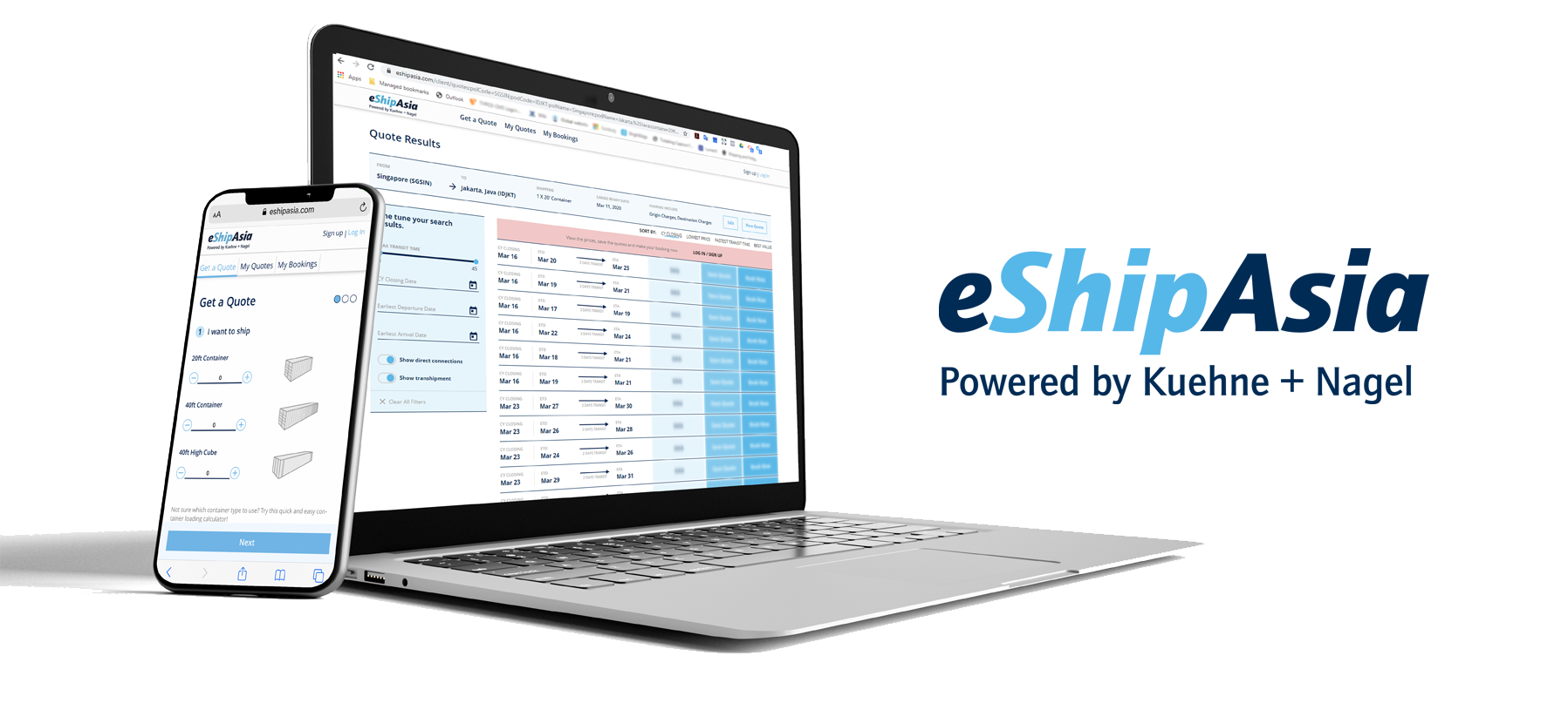 eShipAsia - FCL sea freight platform for Intra-Asia shippers